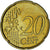 Monaco, Rainier III, 20 Euro Cent, 2002, Paris, VZ, Messing, Gadoury:MC176