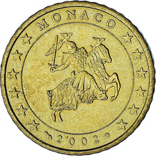 Monaco, Rainier III, 50 Euro Cent, 2002, Paris, AU(55-58), Brass, Gadoury:MC177