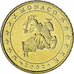 Monaco, Rainier III, 50 Euro Cent, 2002, Paris, AU(55-58), Brass, Gadoury:MC177