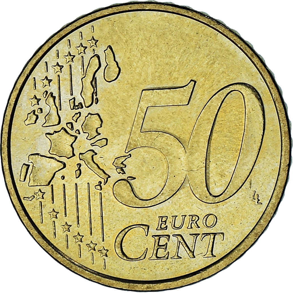Monaco, Rainier III, 50 Euro Cent, 2002, Paris, AU(55-58), Brass, Gadoury:MC177