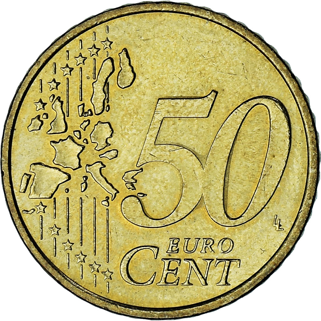 Monaco, Rainier III, 50 Euro Cent, 2002, Paris, AU(50-53), Brass, Gadoury:MC177