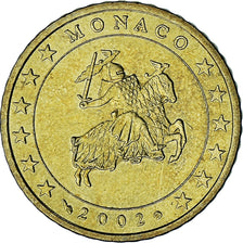 Monaco, Rainier III, 50 Euro Cent, 2002, Paris, AU(50-53), Brass, Gadoury:MC177