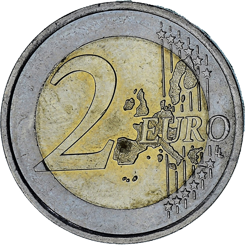 Monaco, Rainier III, 2 Euro, 2002, Paris, ZF+, Bi-Metallic, Gadoury:MC179