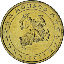 Monaco, Rainier III, 50 Euro Cent, 2002, Paris, SUP, Laiton, Gadoury:MC177