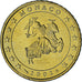 Mónaco, Rainier III, 50 Euro Cent, 2002, Paris, AU(55-58), Latão