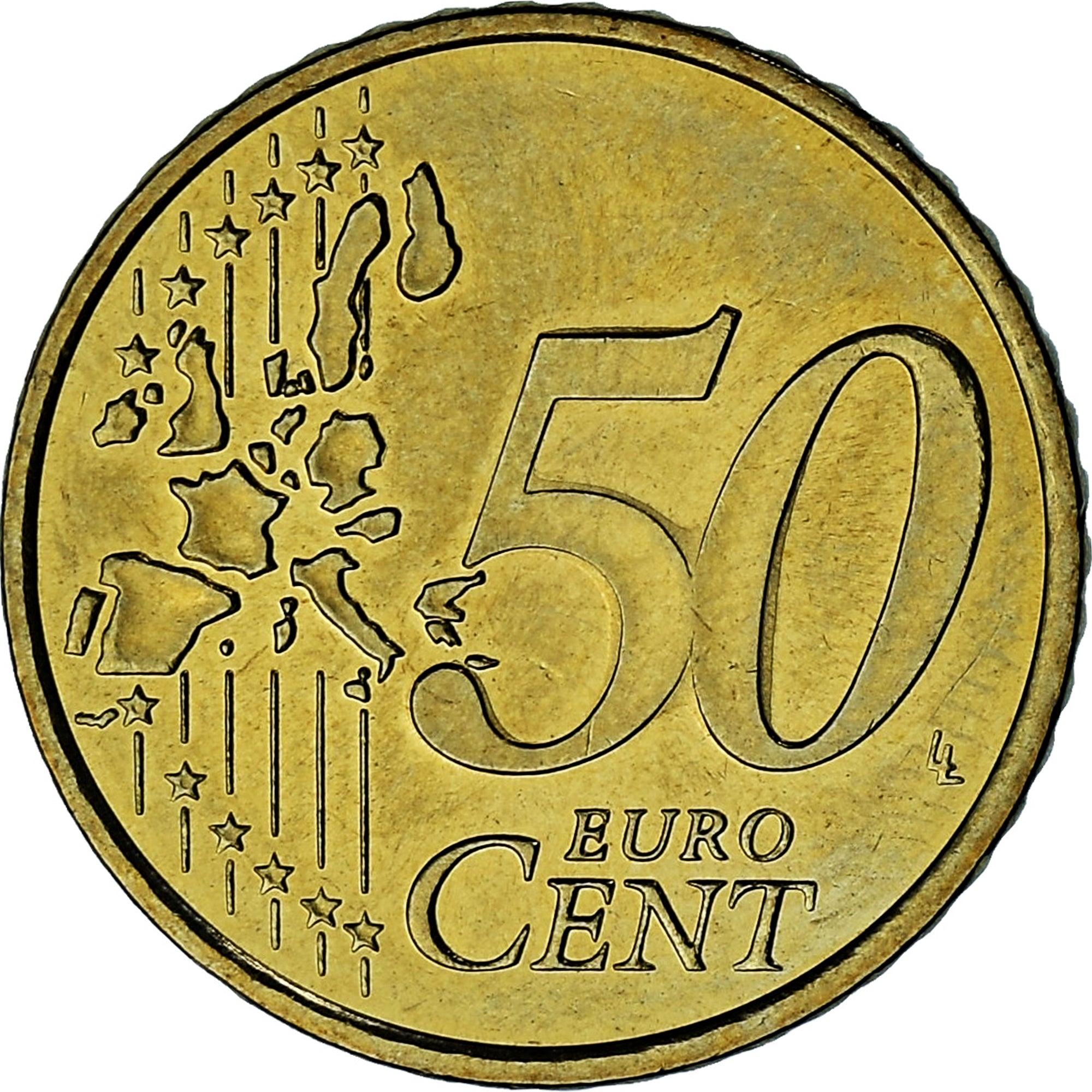 Monaco, Rainier III, 50 Euro Cent, 2002, Paris, AU(55-58), Brass, Gadoury:MC177