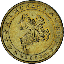 Monaco, Rainier III, 50 Euro Cent, 2002, Paris, AU(55-58), Brass, Gadoury:MC177