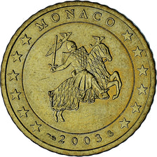 Monaco, Rainier III, 50 Euro Cent, 2003, Paris, AU(55-58), Brass, Gadoury:MC177
