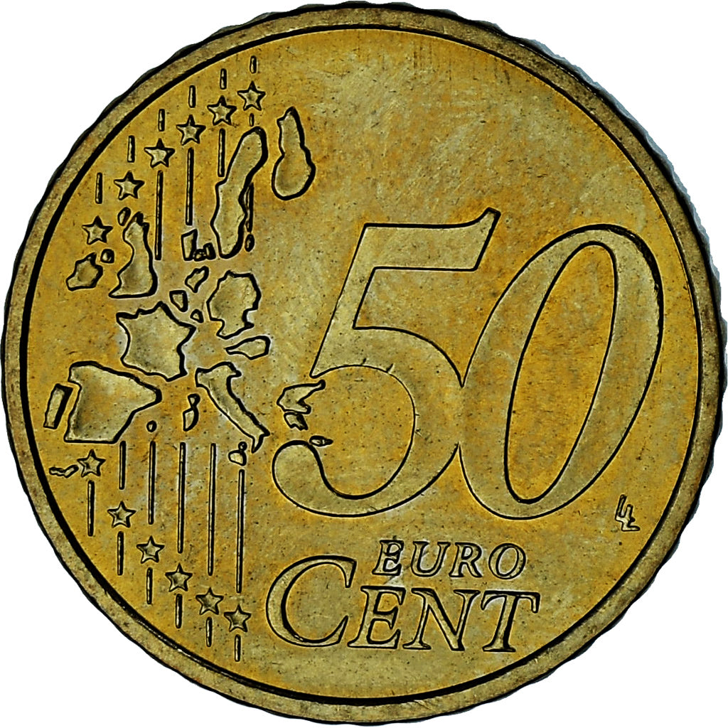 Monaco, Rainier III, 50 Euro Cent, 2003, Paris, AU(55-58), Brass, Gadoury:MC177