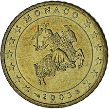 Monaco, Rainier III, 50 Euro Cent, 2003, Paris, AU(55-58), Brass, Gadoury:MC177