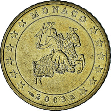 Monaco, Rainier III, 50 Euro Cent, 2003, Paris, AU(55-58), Brass, Gadoury:MC177