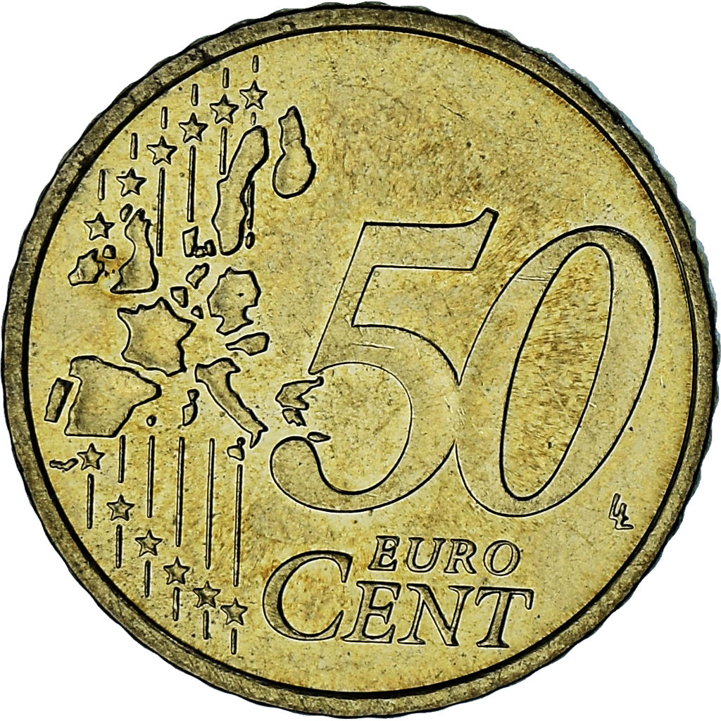 Monaco, Rainier III, 50 Euro Cent, 2003, Paris, SUP, Laiton, Gadoury:MC177