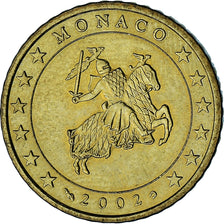 Monaco, Rainier III, 50 Euro Cent, 2002, Paris, VZ, Messing, Gadoury:MC177