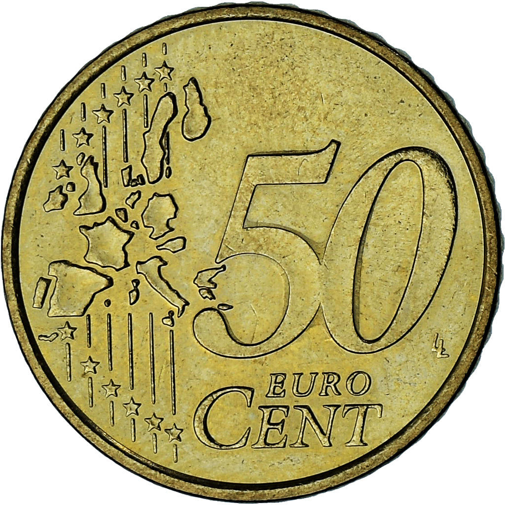 Monaco, Rainier III, 50 Euro Cent, 2002, Paris, SUP, Laiton, Gadoury:MC177