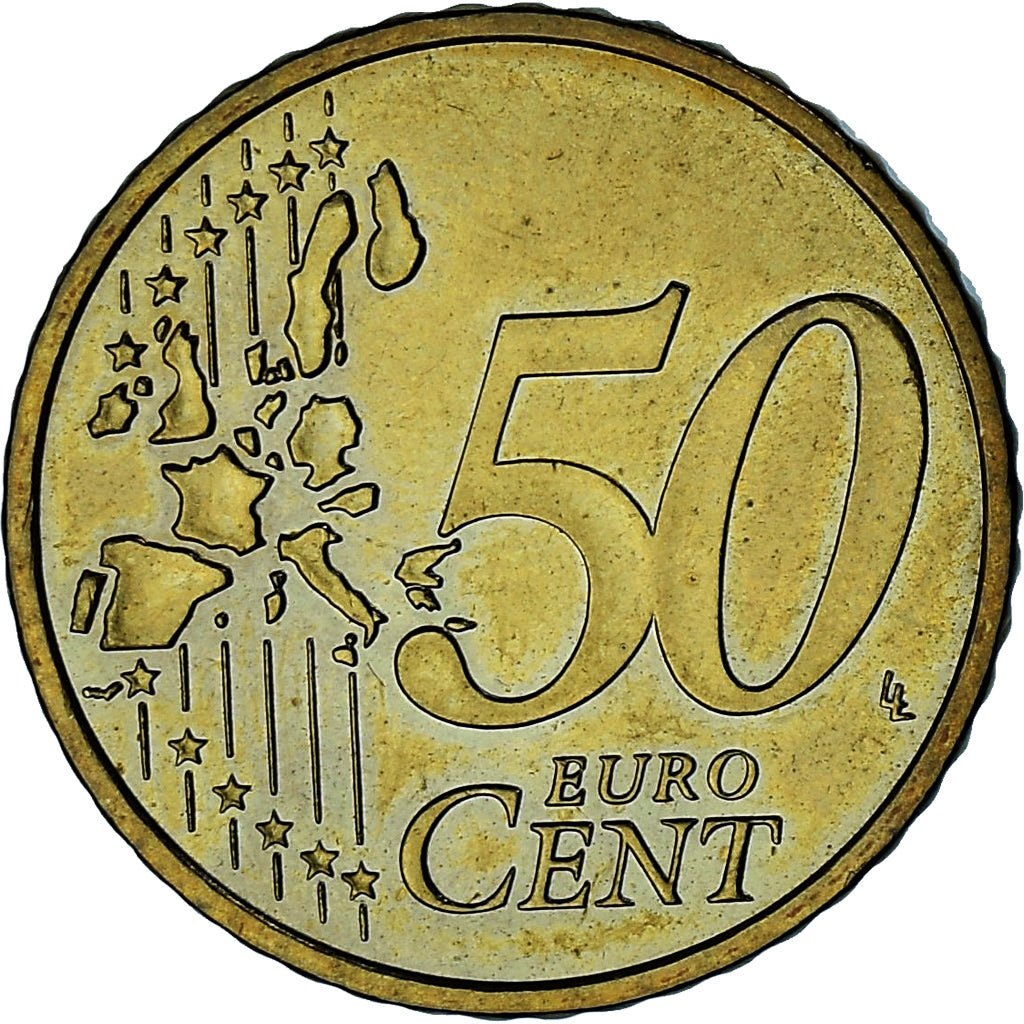 Monaco, Rainier III, 50 Euro Cent, 2003, Paris, AU(55-58), Brass, Gadoury:MC177