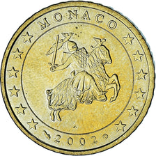 Monaco, Rainier III, 50 Euro Cent, 2002, Paris, AU(55-58), Mosiądz