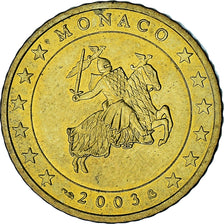 Monaco, Rainier III, 50 Euro Cent, 2003, Paris, SUP, Laiton, Gadoury:MC177