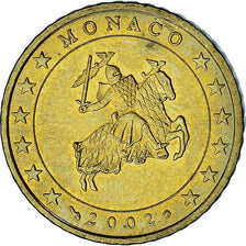 Monaco, Rainier III, 50 Euro Cent, 2002, Paris, VZ, Messing, Gadoury:MC177