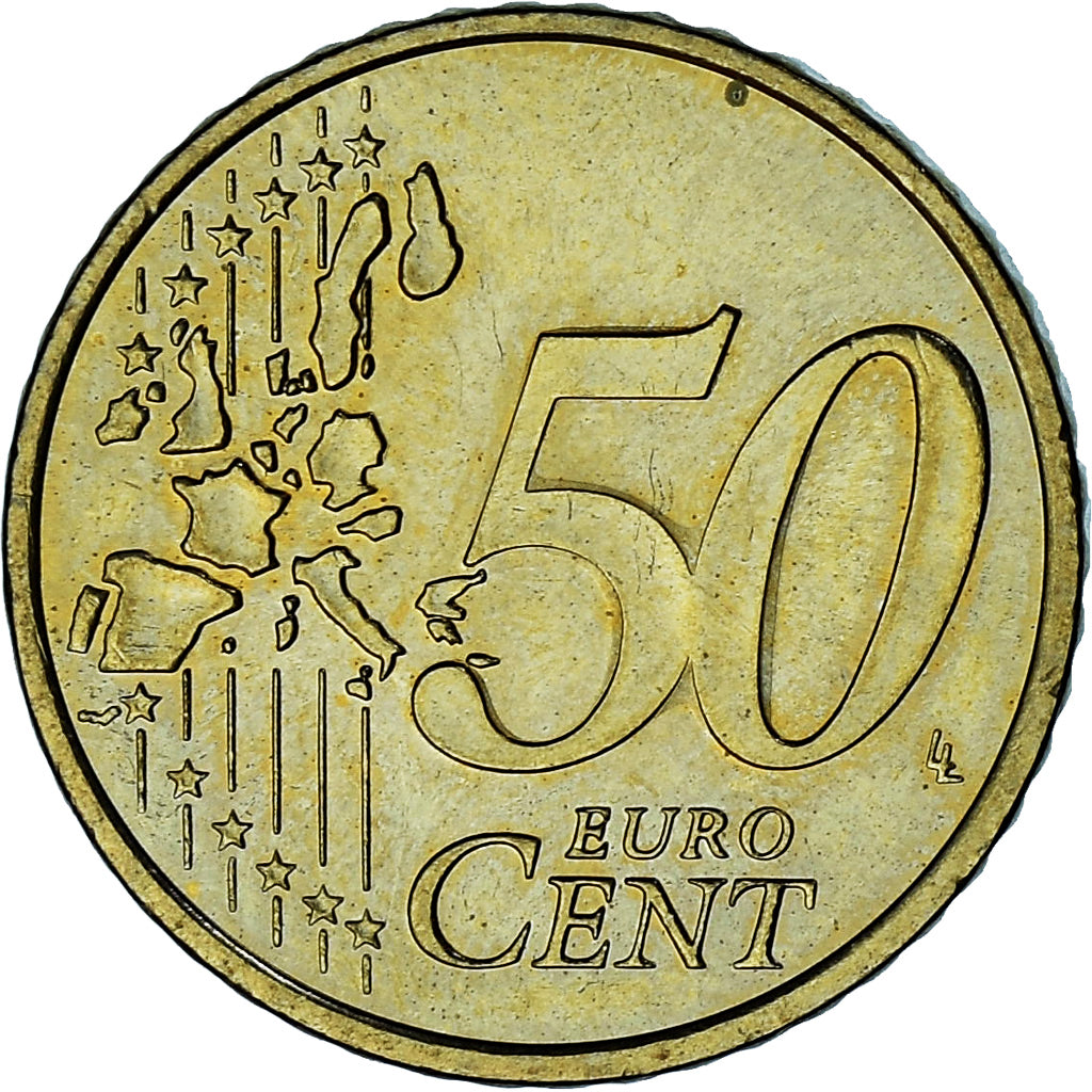 Monaco, Rainier III, 50 Euro Cent, 2002, Paris, VZ, Messing, Gadoury:MC177