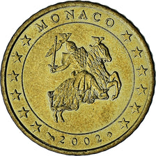 Monaco, Rainier III, 50 Euro Cent, 2002, Paris, VZ, Messing, Gadoury:MC177