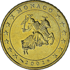 Monaco, Rainier III, 50 Euro Cent, 2002, Paris, VZ, Messing, Gadoury:MC177