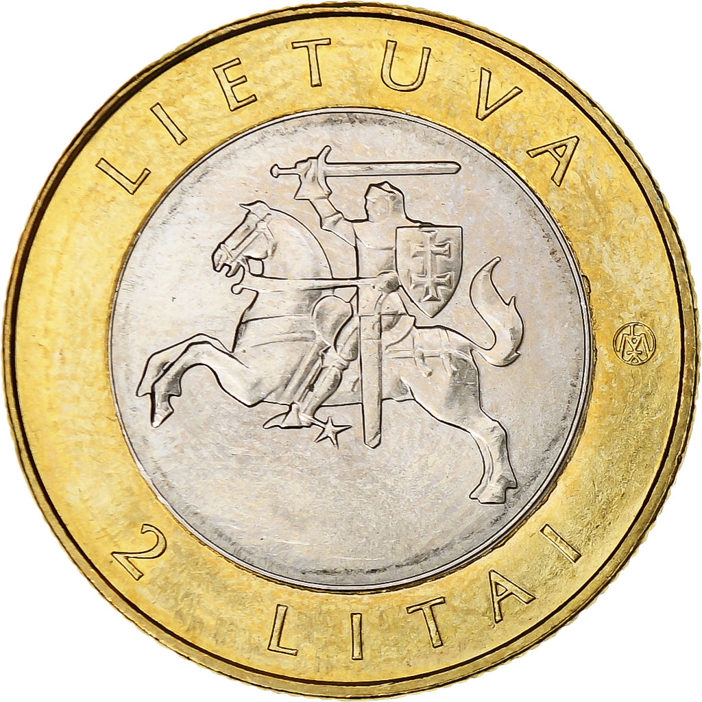 Lithuania, 2 Litai, 2013, Chêne de Stelmužė, Bi-Metallic, MS(63), KM:112