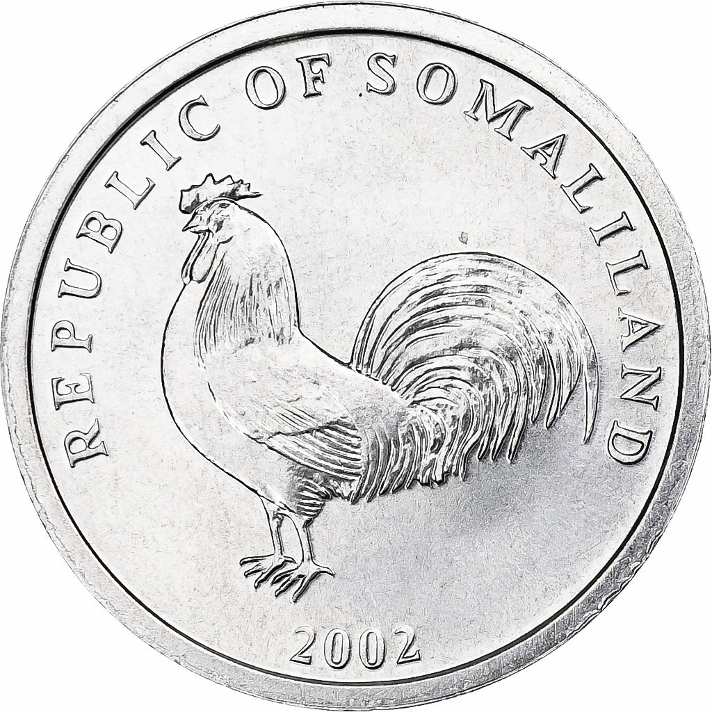 Somaliland, 5 Shillings, 2002, Alluminio, SPL, KM:5