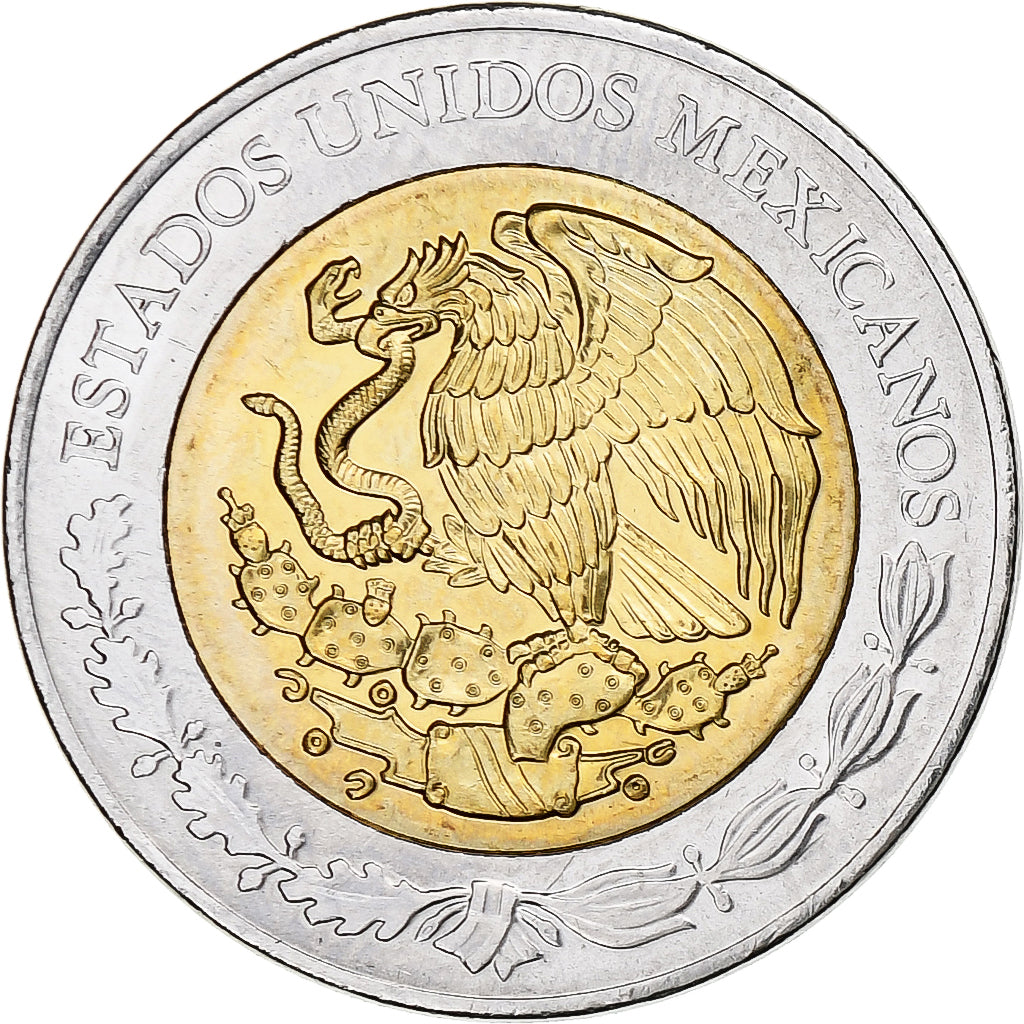 Mexico, 5 Pesos, Centenaire de la Révolution, 2010, Mexico City, Bi-Metallic