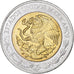 Mexico, 5 Pesos, Centenaire de la Révolution, 2010, Mexico City, Bi-Metallic