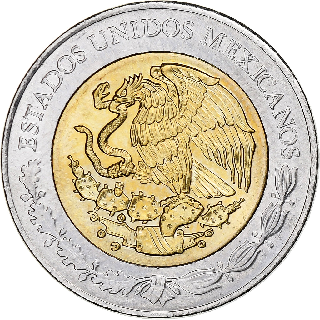 Messico, 5 Pesos, Centenaire de la Révolution, 2010, Mexico City, Bi-metallico