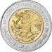 Messico, 5 Pesos, Centenaire de la Révolution, 2010, Mexico City, Bi-metallico