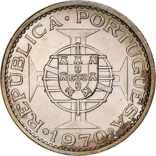 Timor, 5 Escudos, 1970, Lisbon, Copper-nickel, MS(63), KM:21