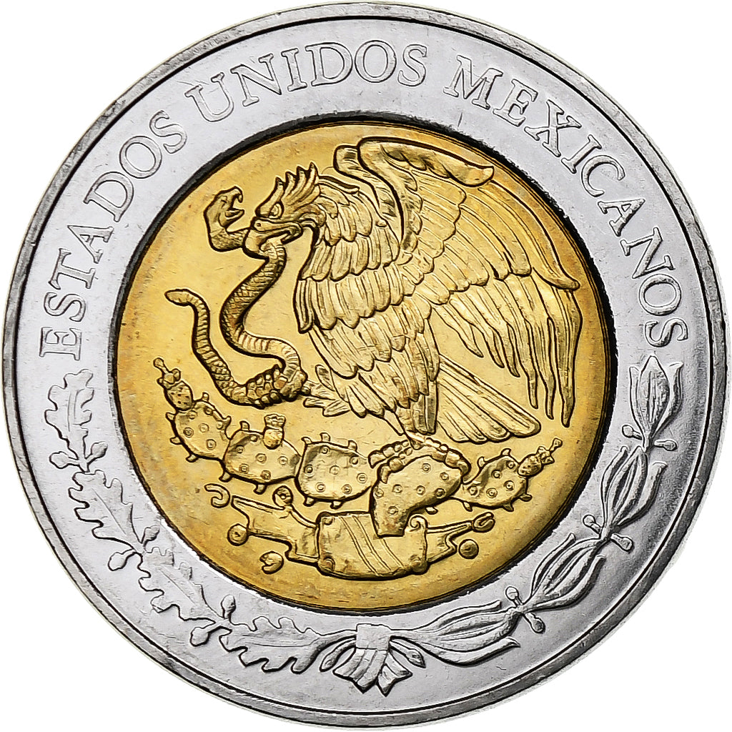 Messico, 5 Pesos, Hermenegildo Galeana, 2008, Mexico City, Bi-metallico, SPL