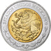 Mexique, 5 Pesos, Miguel Hidalgo y Costilla, 2010, Mexico City, Bimétallique