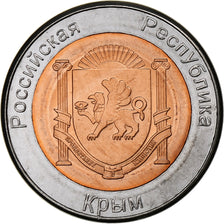 Ukraina, 500 Roubles, Non officielle, 2015, Russian Crimea, Bimetaliczny, MS(63)