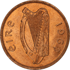 REPUBLIKA IRLANDII, Penny, 1968, Brązowy, MS(63), KM:11