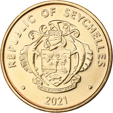 Seychelles, 10 Cents, 2021, Bronze Plated Steel, SPL