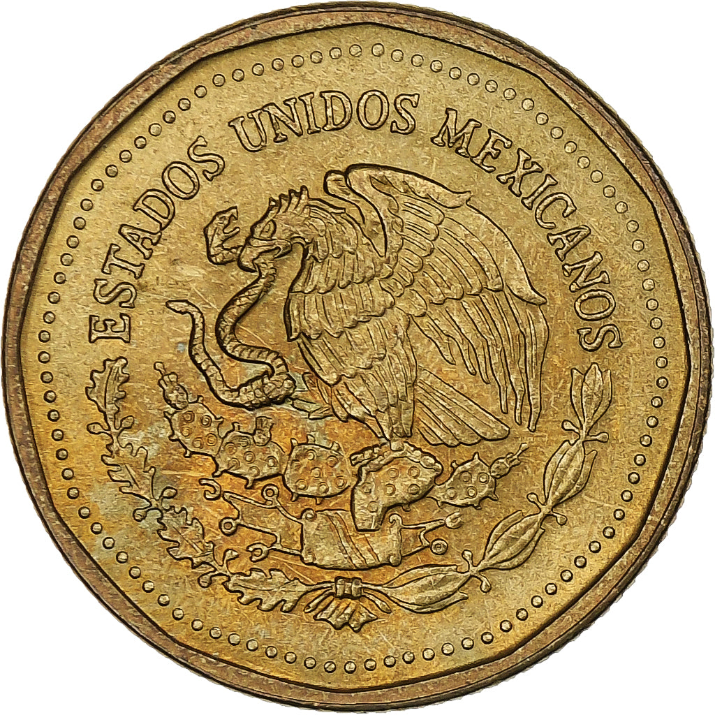 Mexiko, 1000 Pesos, 1991, Mexico City, Pattern, Bronze, UNZ, KM:Pn249