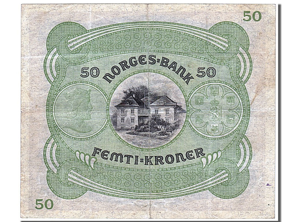 Norwegia, 50 Kroner, AU(50-53)