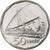 Fiji, Elizabeth II, 50 Cents, 2009, Nickel plated steel, MS(63), KM:122