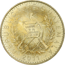 Guatemala, Quetzal, 2011, Nickel-brass, MS(63), KM:284