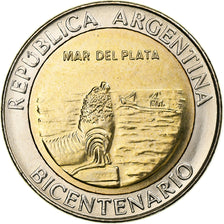 Argentina, Peso, Mar del Plata, 2010, Bi-metallico, SPL, KM:160