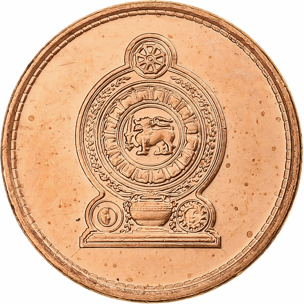 Sri Lanka, 25 Cents, 2005, Copper Plated Steel, UNZ, KM:141.2b