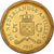 Antille olandesi, 5 Gulden, 2013, Utrecht, Acciaio placcato in bronzo, SPL