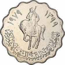 Libia, 50 Dirhams, 1979/AH1399, Rame-nichel, SPL, KM:22