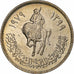Libia, 20 Dirhams, 1979/AH1399, Cobre - níquel recubierto de acero, SC, KM:21