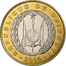 Gibuti, 250 Francs, 2012, Bimetallico, SPL
