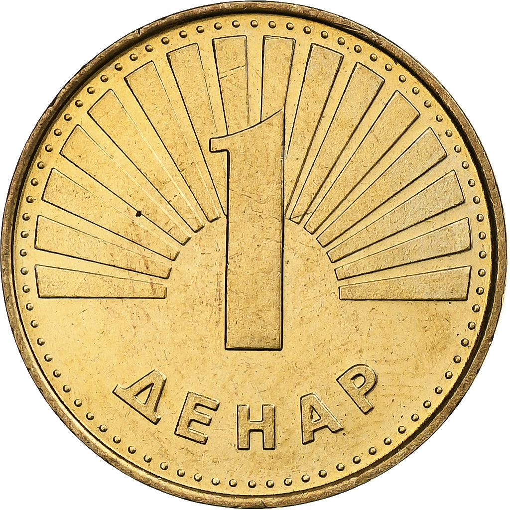 Macedonia, Denar, 2000, Bronzo, SPL, KM:27