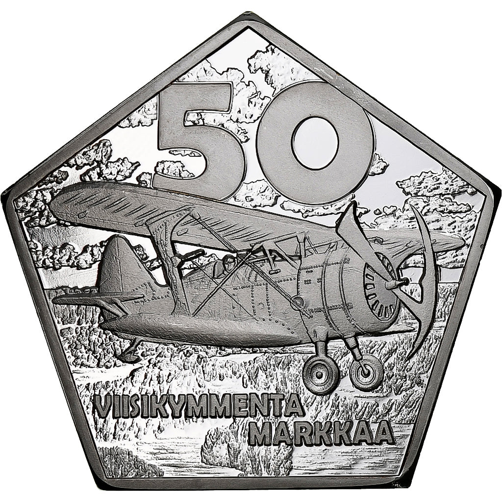 Finlande, 50 Markkaa, 2023, Fantasy coinage, Silver plated copper-nickel, SPL