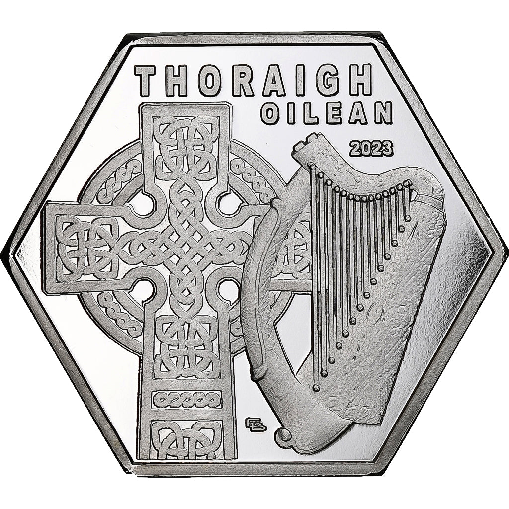 Ireland, 10 Pounds, 2023, Fantasy coinage, Silver Clad Copper-Nickel, MS(63)
